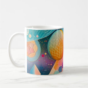 Mug OEuvre d'art abstraite dynamique et fantaisiste gé