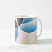 Mug OEuvre d'art abstraite dynamique et fantaisiste gé (Devant droit)