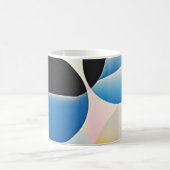 Mug OEuvre d'art abstraite dynamique et fantaisiste gé (Centre)