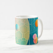 Mug OEuvre d'art abstraite dynamique et fantaisiste gé (Devant droit)