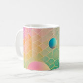 Mug OEuvre d'art abstraite dynamique et fantaisiste gé (Devant gauche)