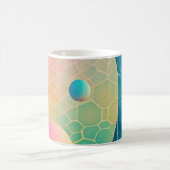 Mug OEuvre d'art abstraite dynamique et fantaisiste gé (Centre)