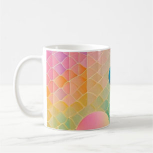 Mug OEuvre d'art abstraite dynamique et fantaisiste gé