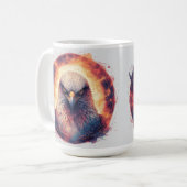 Mug Œuvre d'art Aigle Vibrant (Devant gauche)