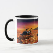 Mug OEuvre d'art Concept de la NASA Mars Polar Lander (Gauche)