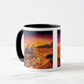 Mug OEuvre d'art Concept de la NASA Mars Polar Lander (Devant gauche)