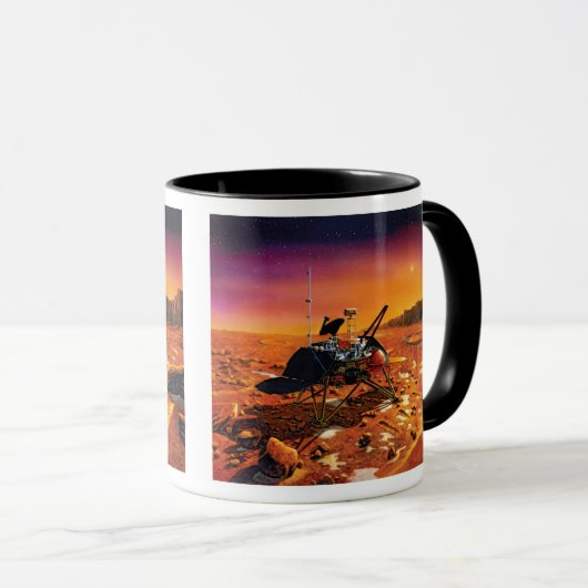 Mug OEuvre d'art Concept de la NASA Mars Polar Lander (Devant droit)