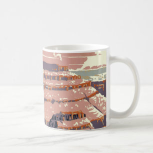 Mug Œuvre d'art d'affiche vintage du Parc national du