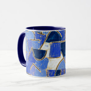 Mug Œuvre d'art de Paul Klee, Nuit bleue