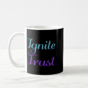 Mug Œuvre d'art de prévention de la confiance en ignit