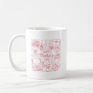 Mug Œuvre d'art élégante pour la fête des mères
