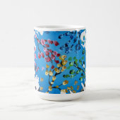 Mug Œuvre d'art faite main - La Roue de Fleurs (Centre)