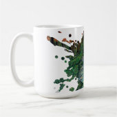Mug Œuvre d'art faite main - Orang arbres (Gauche)