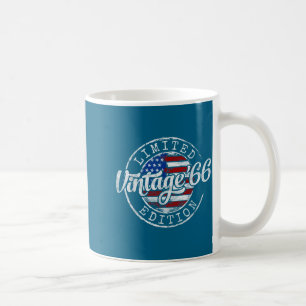 Mug Œuvre d'art graphique timbre vintage 1966 60e anni