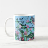 Mug Œuvre d'art originale/Psaume 46:10 Restez Moderne (Gauche)