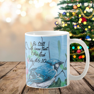 Mug Œuvre d'art originale/Psaume 46:10 Restez Moderne
