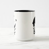 Mug Œuvre d'art typographique Cool Papa bear (Centre)
