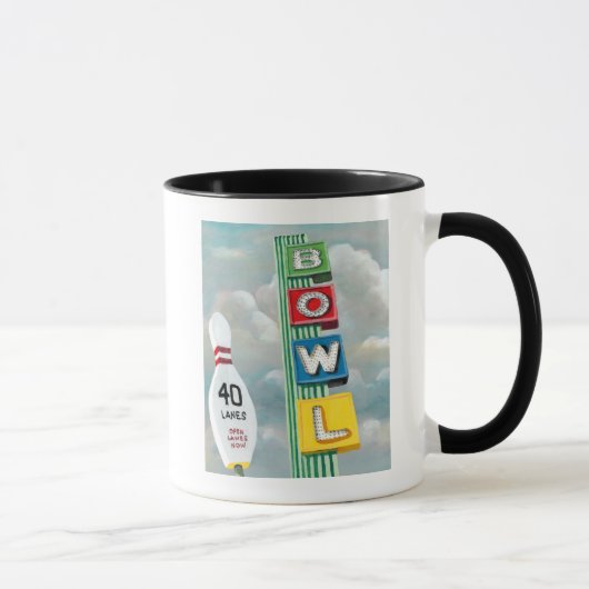 Mug Oeuvre de Bowling Alley (Droite)