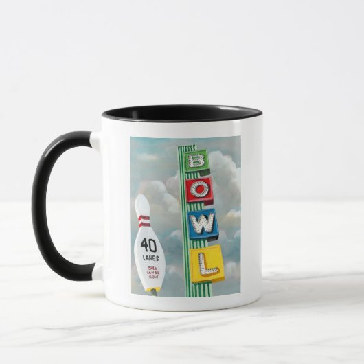 Mug Oeuvre de Bowling Alley (Gauche)