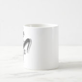 Mug Oeuvre de calligraphie arabe Abstraite (Centre)