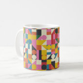 Mug OEuvre de composition Bauhaus réalisée avec la plu (Devant gauche)