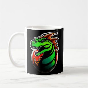 Mug Oeuvre de dragon vert de Fierce