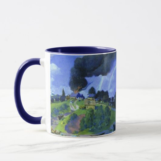 Mug OEuvre de Kustodiev, Après la tempête, (Gauche)