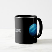 Mug Oeuvre de la planète Uranus - Illustration de l'es (Devant droit)
