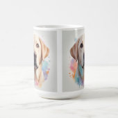 Mug Oeuvre de l'artiste Pastel Magic Labrador Retrieve (Centre)