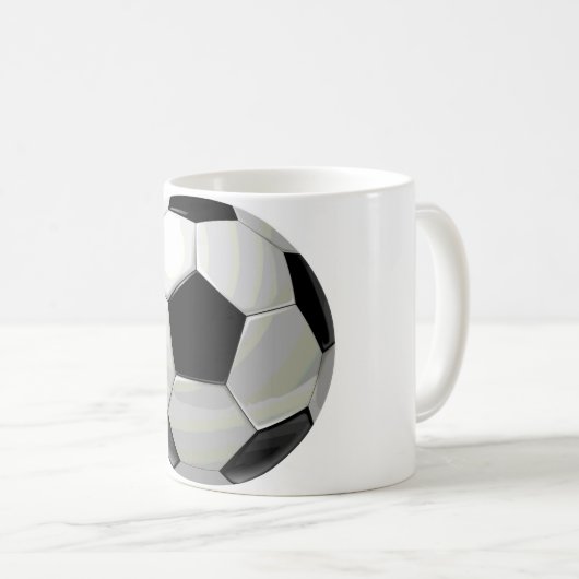 Mug Oeuvre de soccer unique (Devant droit)