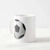 Mug Oeuvre de soccer unique (Devant gauche)