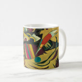 Mug OEuvre d'expressionniste abstraite moderne de Kand (Devant droit)