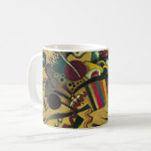 Mug OEuvre d'expressionniste abstraite moderne de Kand (Devant gauche)