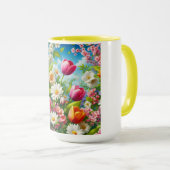 Mug OEuvre florale/printanière (Devant droit)