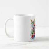 Mug OEuvre florale/printanière de colibri (Gauche)
