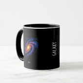 Mug Oeuvre Galaxie - Illustration de l'espace spiral c (Devant gauche)