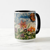 Mug Oeuvre originale couleur printemps (Devant droit)