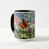 Mug Oeuvre originale couleur printemps (Devant gauche)