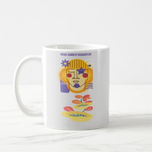 Mug Oeuvre Risographe personnalisée (Gauche)