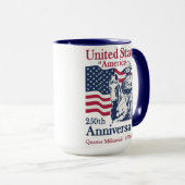Mug Œuvres d'art commémoratives du 250e anniversaire d (Devant droit)