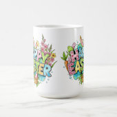 Mug Œuvres d'art de Pâques ludiques avec oreilles de l (Centre)