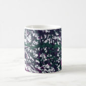 Mug Œuvres d'art en marbre violet, vert, rose (Centre)