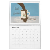 Mug of Wisdom 2024 Calendrier mensuel (Mar 2026)