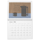 Mug of Wisdom 2024 Calendrier mensuel (Jan 2026)