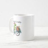 Mug Off To Cause A Kerfuffle Funny Frog Santa Christma (Devant gauche)