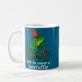 Mug Off To Cause A Kerfuffle Funny Frog Wizard Bicycle (Gauche)