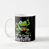 Mug Off To Cause A Kerfuffle Funny Meme Frog Mischief  (Gauche)