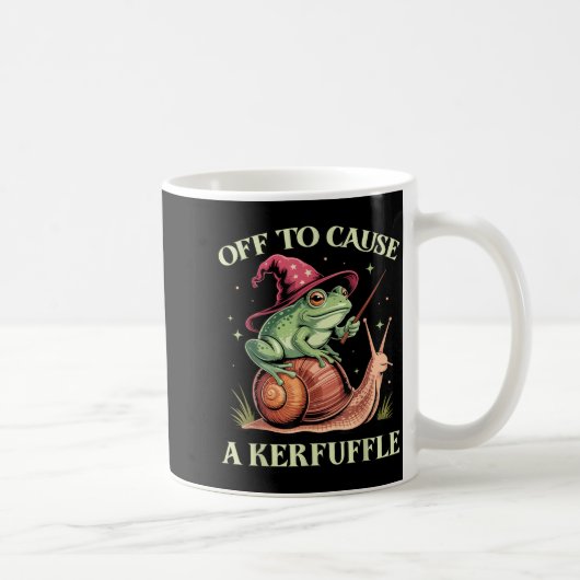 Mug Off To Cause A Kerfuffle Whimsical Wizard Frog Mem (Droite)