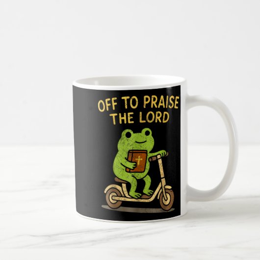 Mug Off To Praise The Lord Frog Christian (Droite)