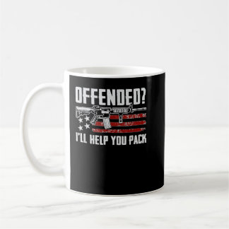 Mug Offended I'll Help You Pack AR15 Pro Gun 2nd Amend